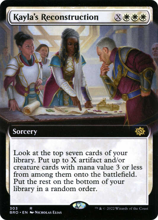 Kayla's Reconstruction (BRO-303) (Extended Art) (Foil)