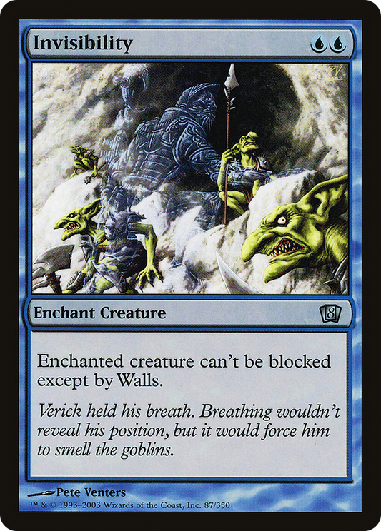 Invisibility (8ED-87★) (Foil)