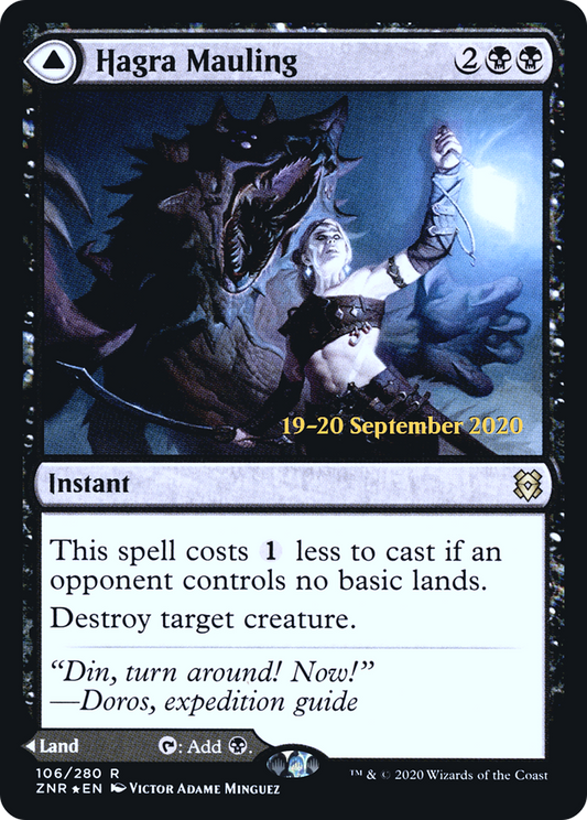 Hagra Mauling // Hagra Broodpit (PRE-106S) (Foil)
