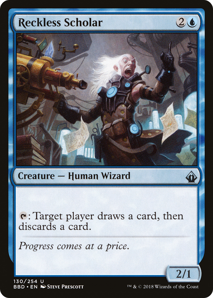 Reckless Scholar (BBD-130) (Foil)
