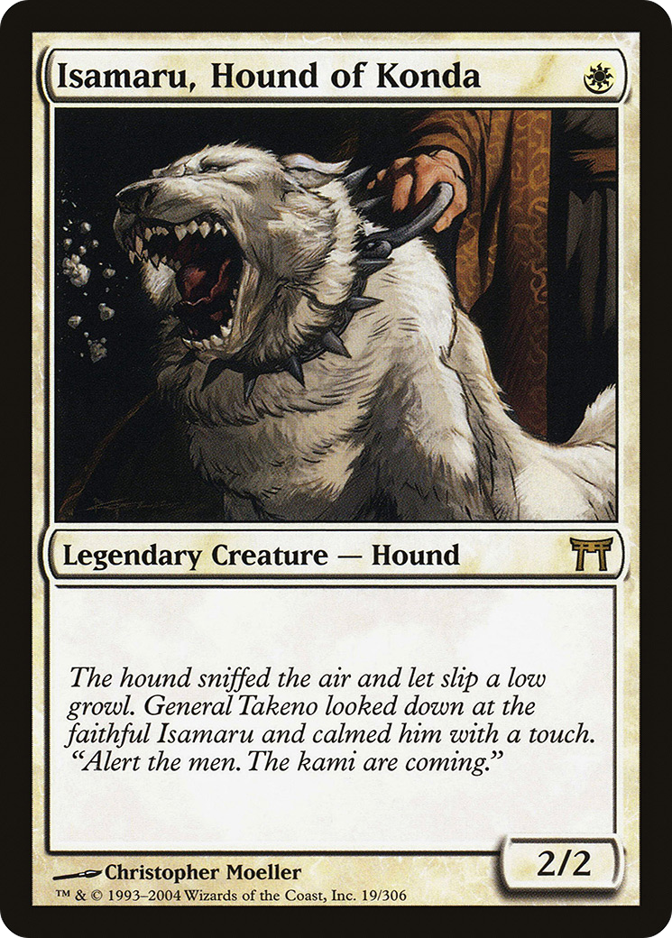 Isamaru, Hound of Konda (CHK-019) (Foil)