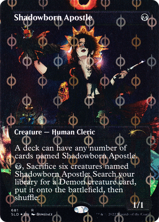 Shadowborn Apostle (SLD-681Φ) (Borderless) (Compleat Foil)
