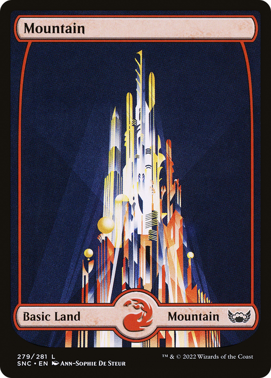 Mountain (SNC-279) (Full Art) (Foil)