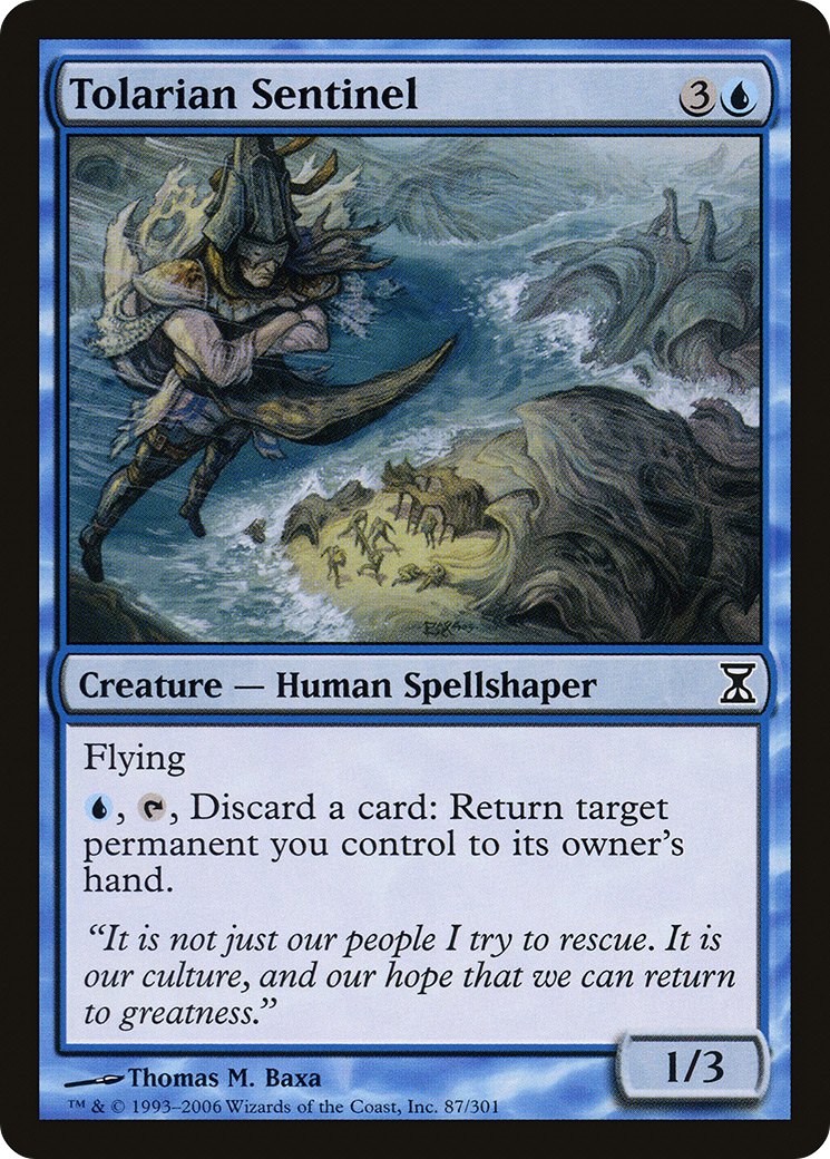 Tolarian Sentinel (TSP-087) (Foil)
