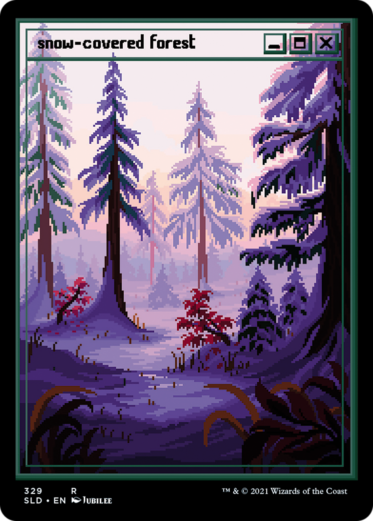 Snow-Covered Forest (SLD-329) (Etched Foil)