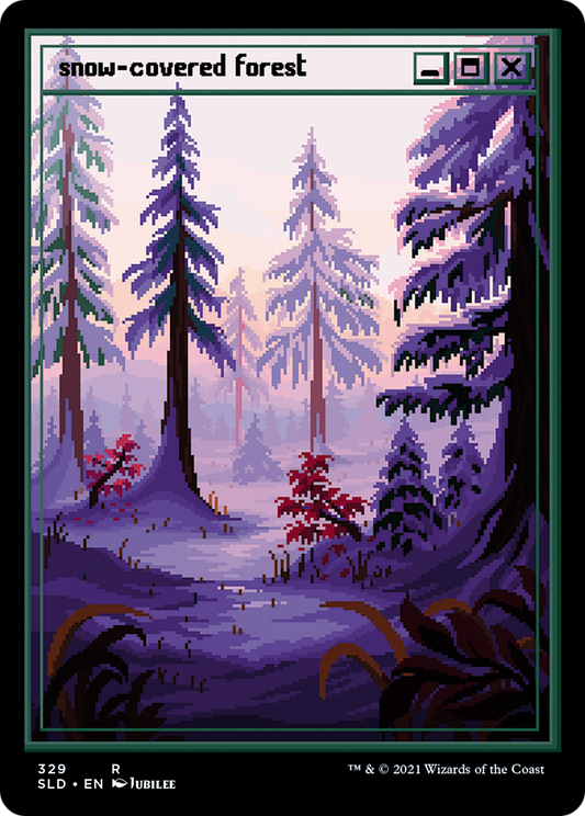 Snow-Covered Forest (SLD-329) (Etched Foil)