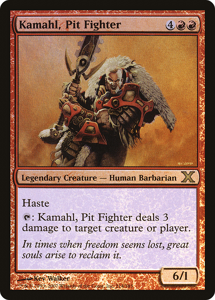 Kamahl, Pit Fighter (10E-214★) (Foil)