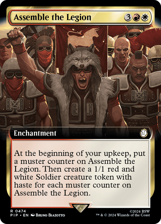 Assemble the Legion (PIP-474) (Extended Art) (Foil)