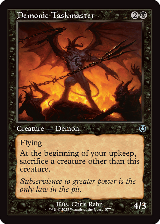 Demonic Taskmaster (INR-377)