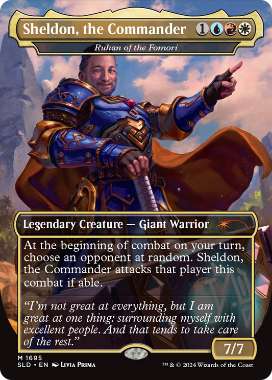 Sheldon, the Commander / Ruhan of the Fomori (SLD-1695) (Borderless)