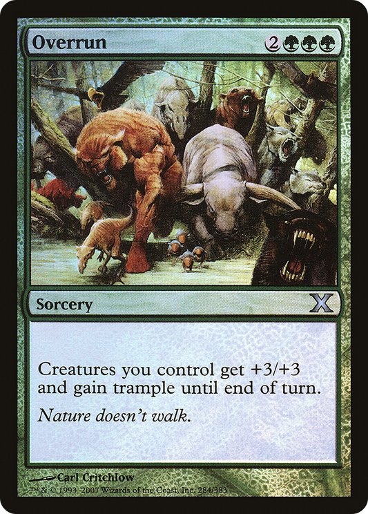 Overrun (10E-284★) (Foil)