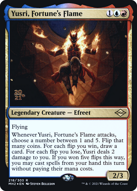 Yusri, Fortune's Flame (PRE-218S) (Foil)