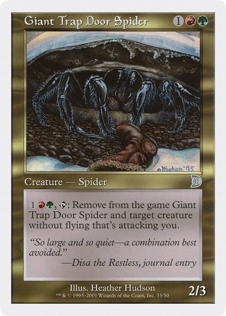 Giant Trap Door Spider (DKM-033)