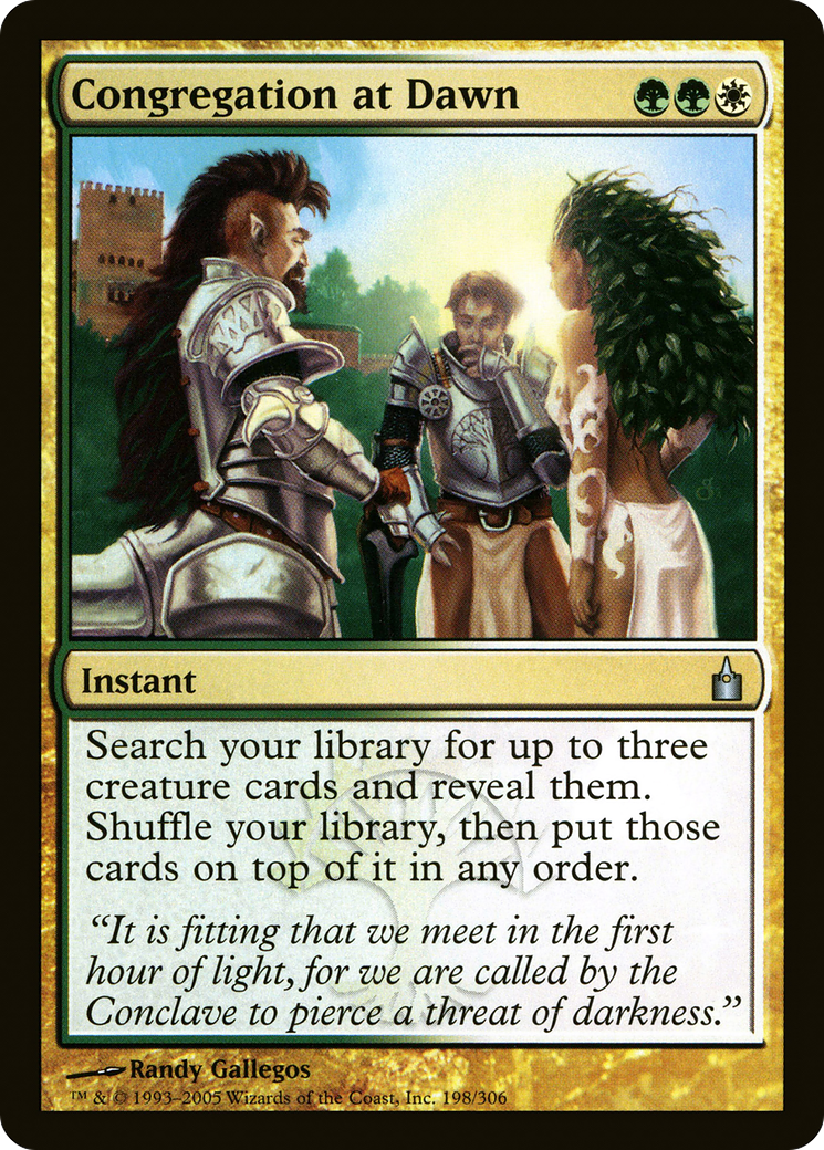 Congregation at Dawn (RAV-198) (Foil)