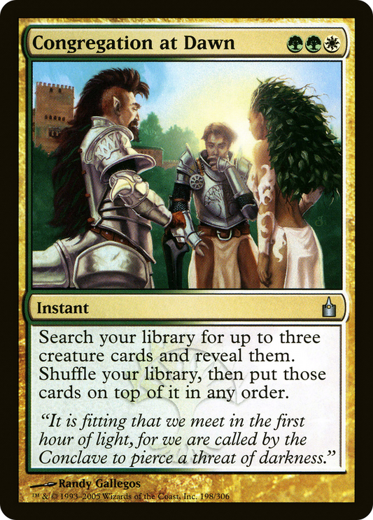 Congregation at Dawn (RAV-198)