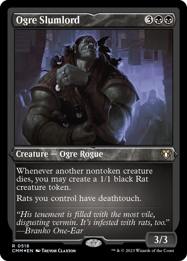 Ogre Slumlord (CMM-518) (Etched Foil)