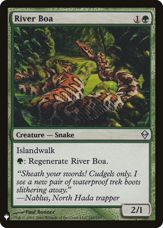 River Boa (LIST-ZEN-180)