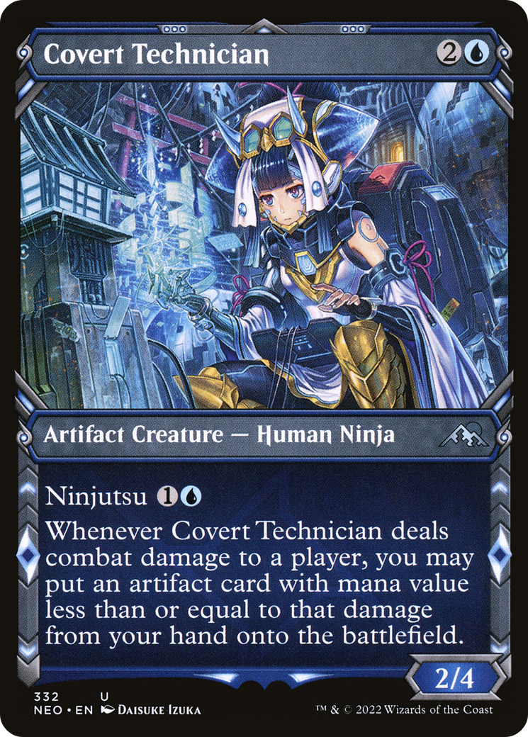 Covert Technician (NEO-332) (Showcase) (Foil)