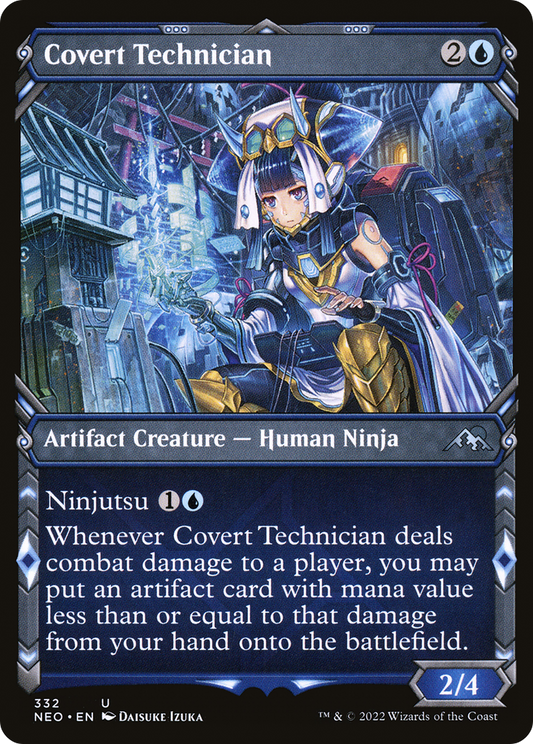 Covert Technician (NEO-332) (Showcase) (Foil)