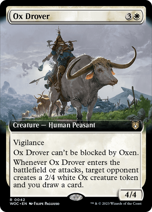 Ox Drover (WOC-042) (Extended Art)