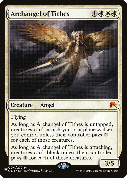 Archangel of Tithes (LIST-ORI-4) (Foil)