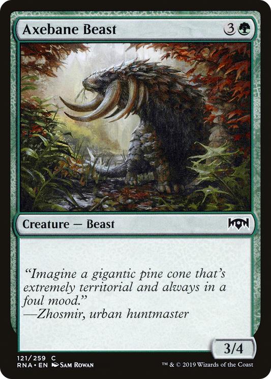 Axebane Beast (RNA-121) (Foil)
