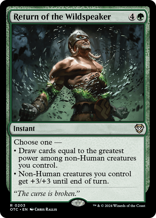 Return of the Wildspeaker (OTC-203)