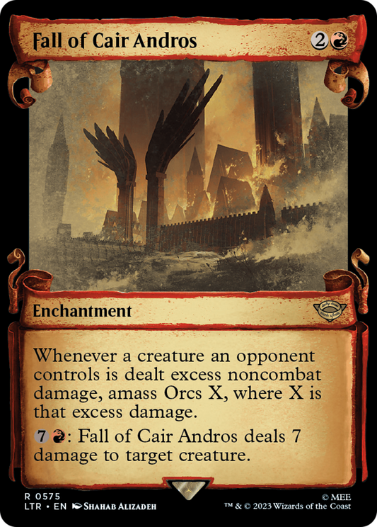 Fall of Cair Andros (LTR-575) (Showcase) (Scroll) (Foil)