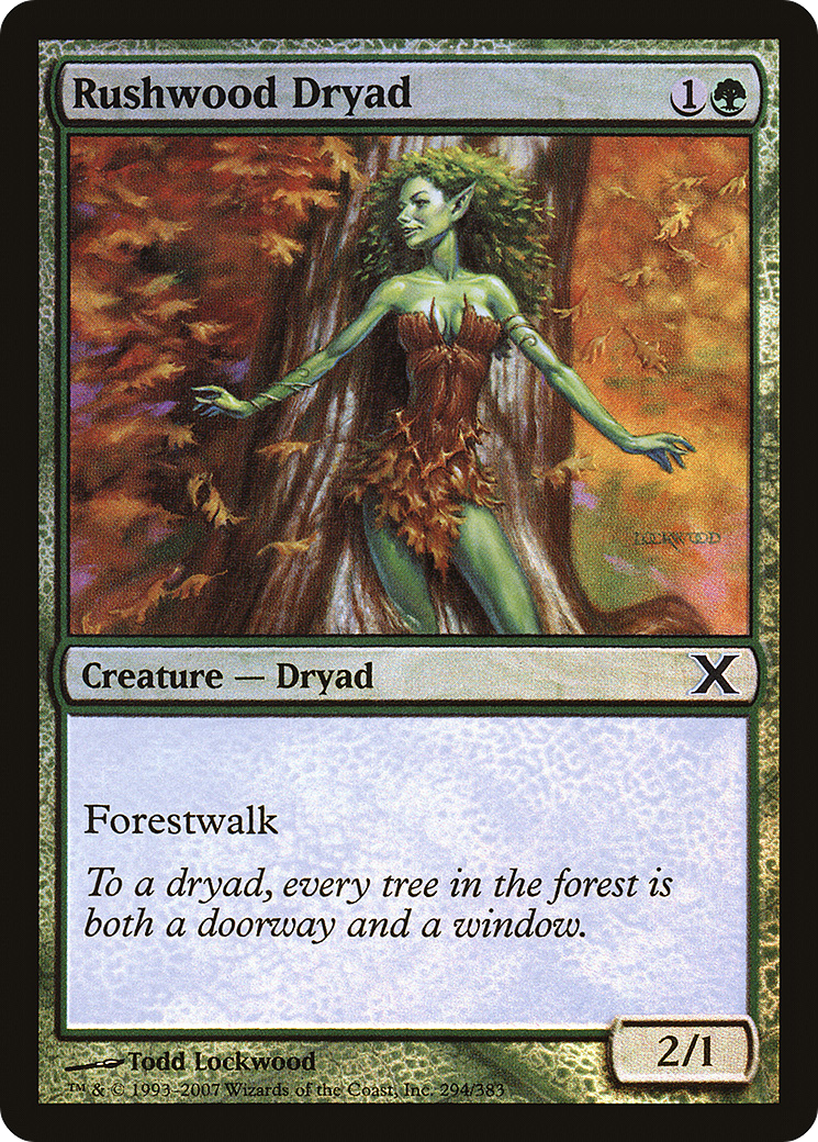 Rushwood Dryad (10E-294★) (Foil)