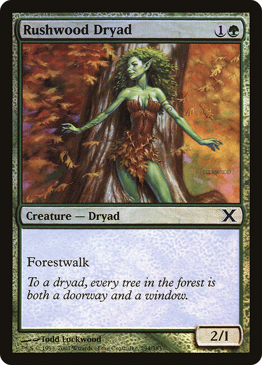 Rushwood Dryad (10E-294★) (Foil)