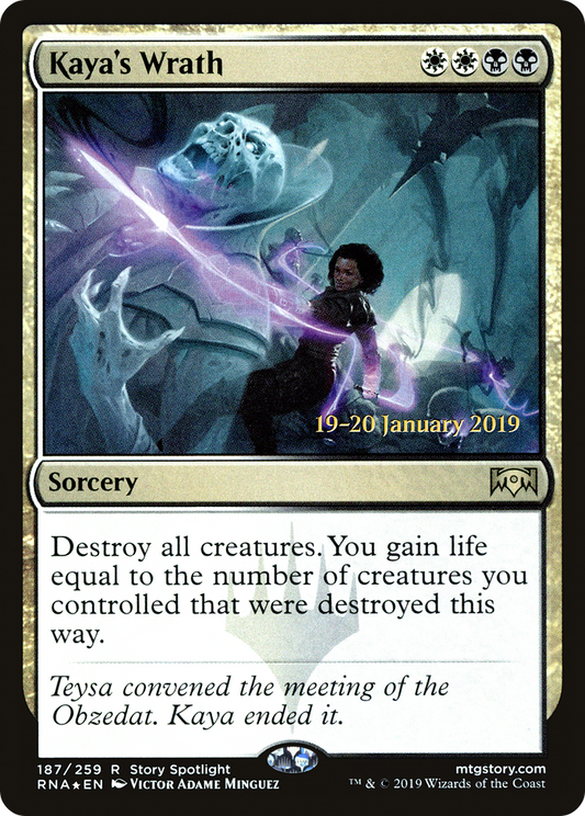 Kaya's Wrath (PRE-187S) (Foil)