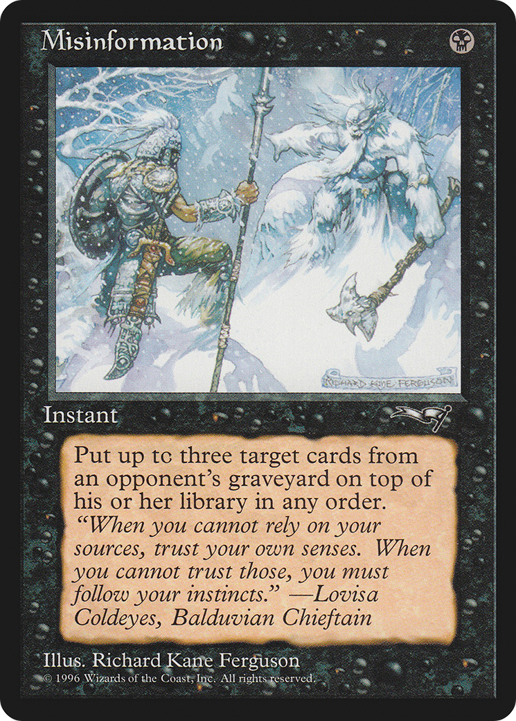 Misinformation (ALL-056)