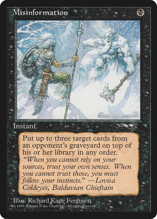 Misinformation (ALL-056)