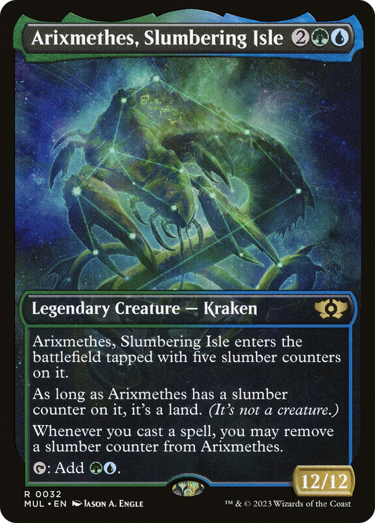 Arixmethes, Slumbering Isle (MUL-032) (Showcase)