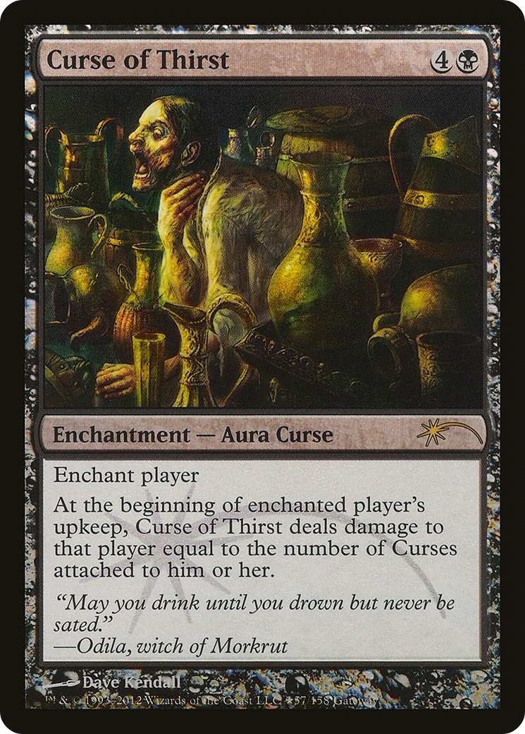 Curse of Thirst (WPN-081) (Foil)
