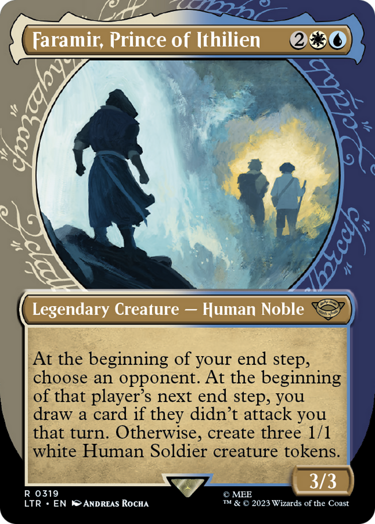 Faramir, Prince of Ithilien (LTR-319) (Showcase) (Borderless) (Foil)