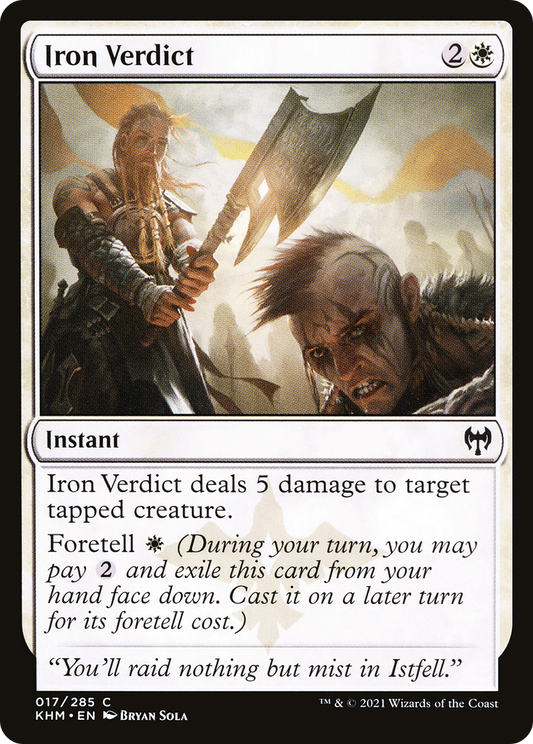 Iron Verdict (KHM-017) (Foil)
