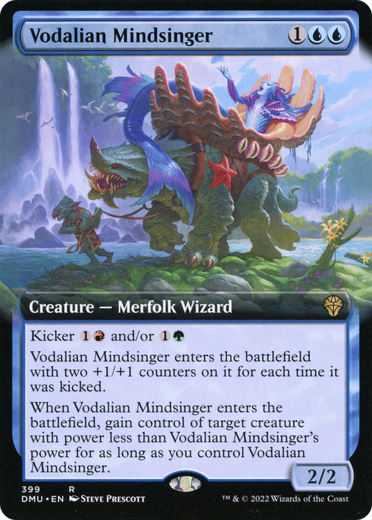 Vodalian Mindsinger (DMU-399) (Extended Art) (Foil)