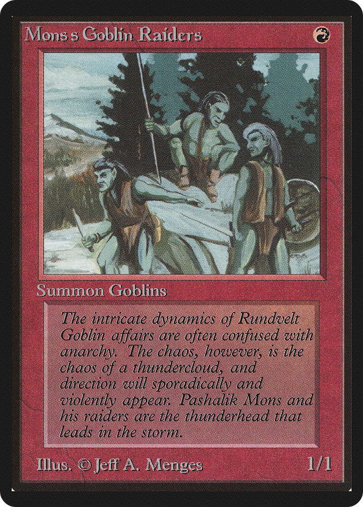 Mons's Goblin Raiders (LEB-165)