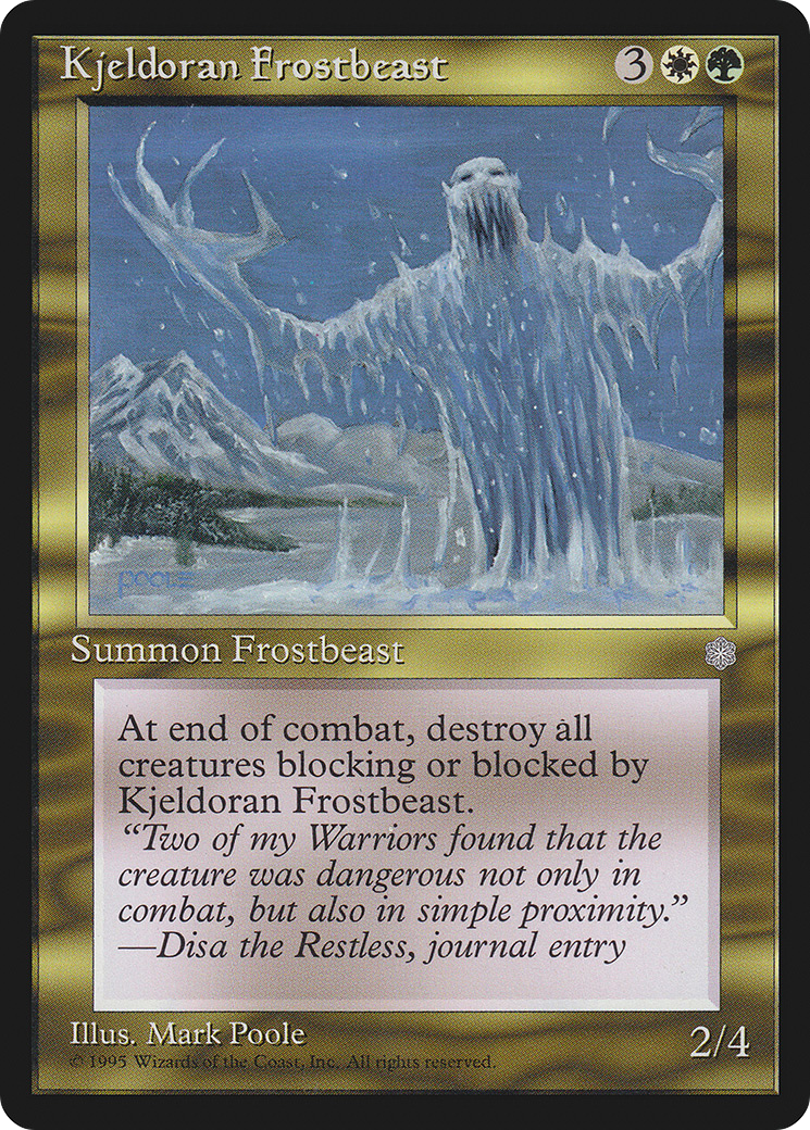 Kjeldoran Frostbeast (ICE-296)