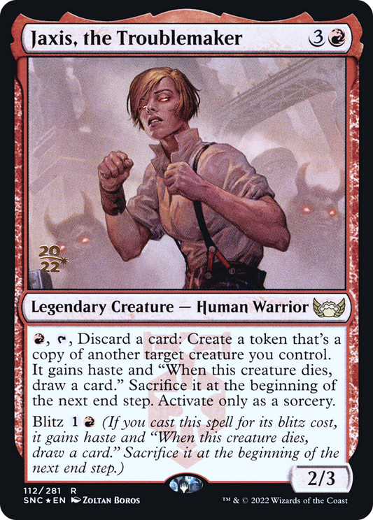 Jaxis, the Troublemaker (PRE-112S) (Foil)