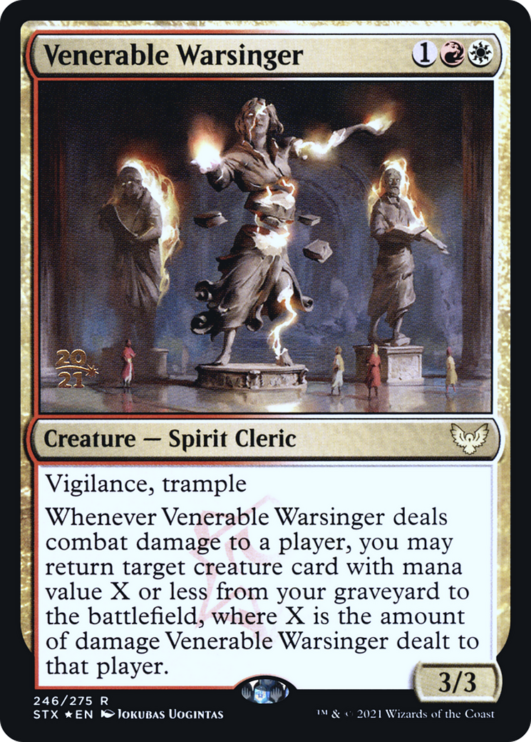 Venerable Warsinger (PRE-246S) (Foil)