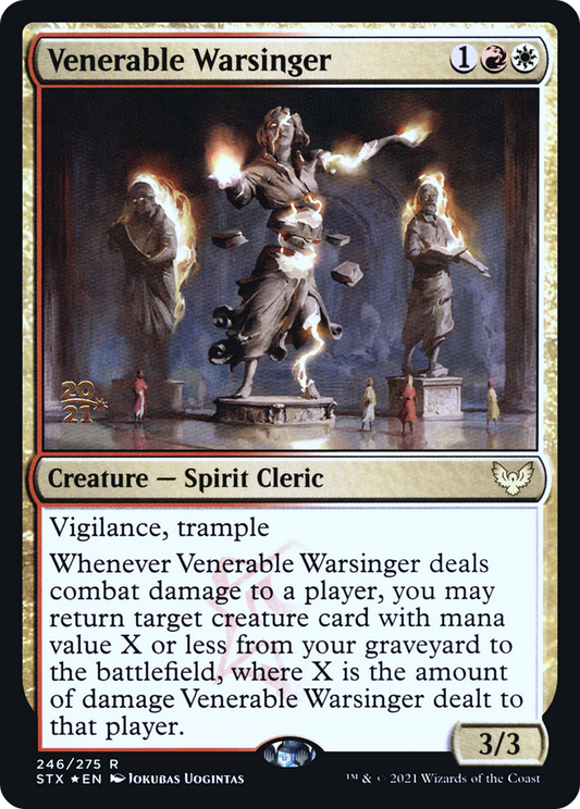 Venerable Warsinger (PRE-246S) (Foil)