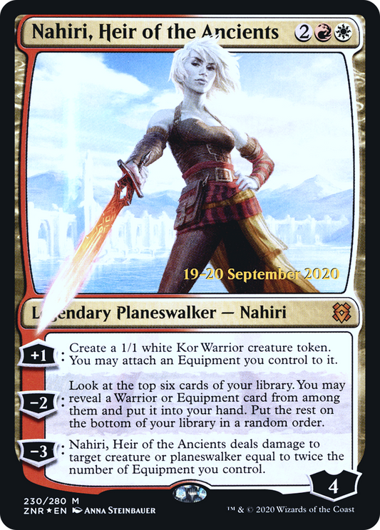 Nahiri, Heir of the Ancients (PRE-230S) (Foil)