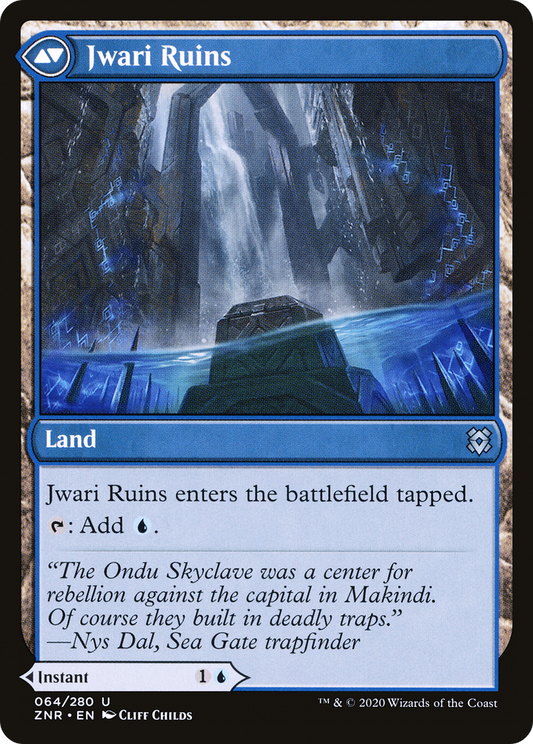 Jwari Disruption // Jwari Ruins (ZNR-064) (Foil)