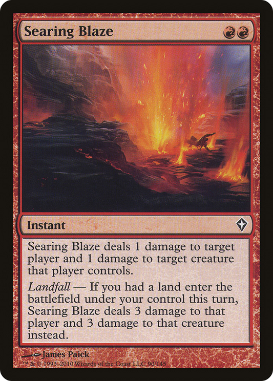Searing Blaze (WWK-090) (Foil)