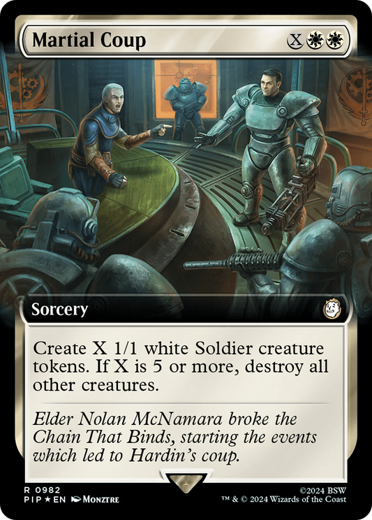 Martial Coup (PIP-982) (Extended Art) (Surge Foil)