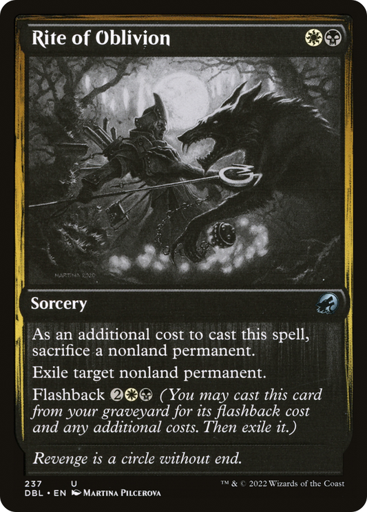 Rite of Oblivion (DBL-237) (Foil)