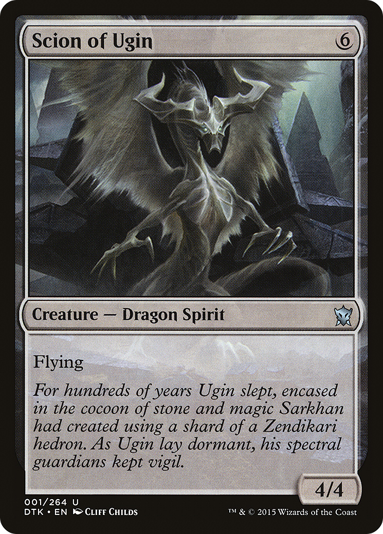 Scion of Ugin (DTK-001) (Foil)