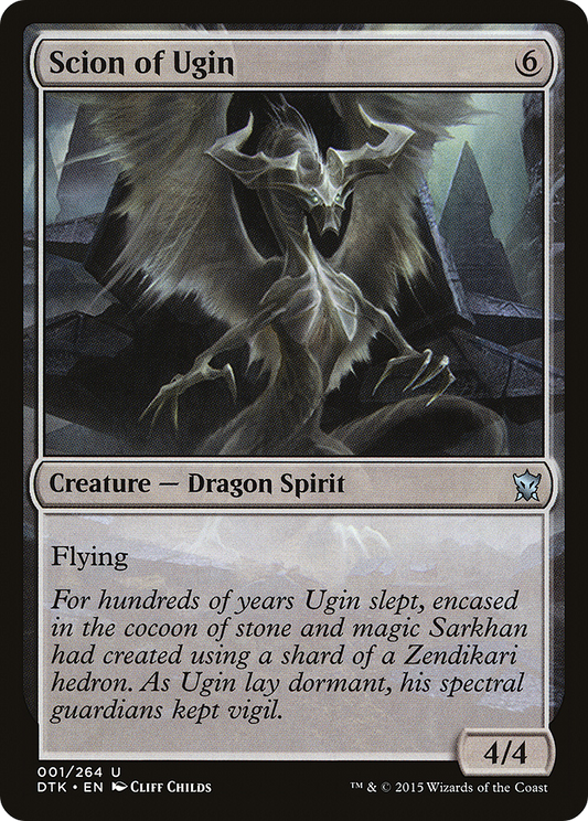 Scion of Ugin (DTK-001) (Foil)